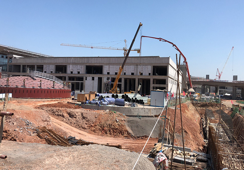 機場建設(shè)項目進行中